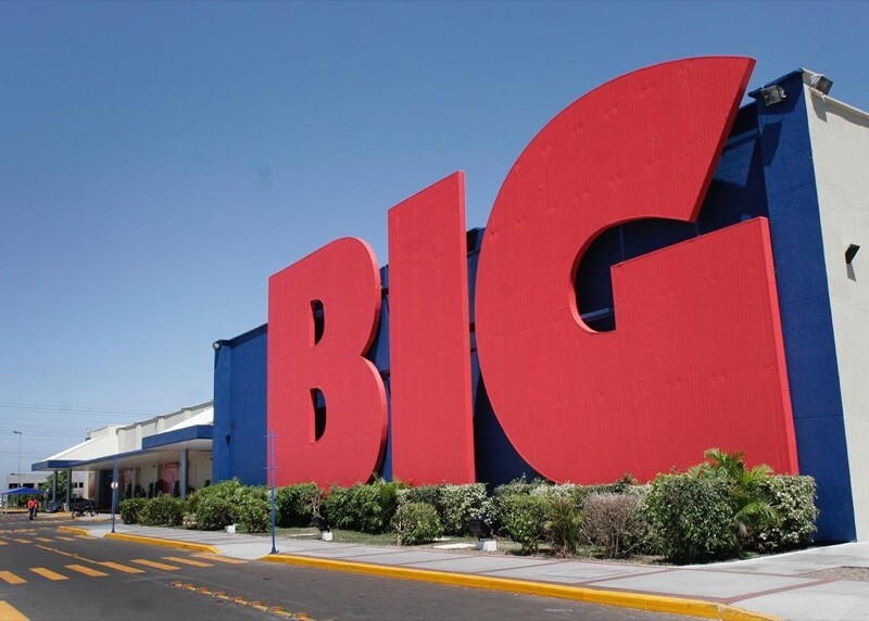 Fachada de um Big