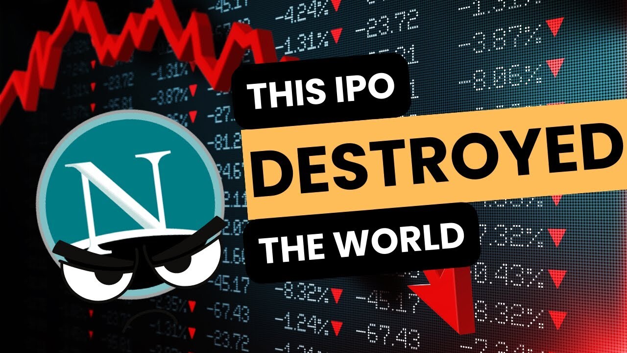 Banner do MBA Maven com o ícone da Netscape e a frase: This IPO destroyed the world