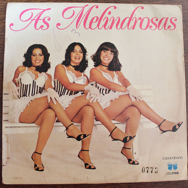 Capa de disco do grupo nacional As Melindrosas, que incluía as irmãs Gretchen e Sula Miranda