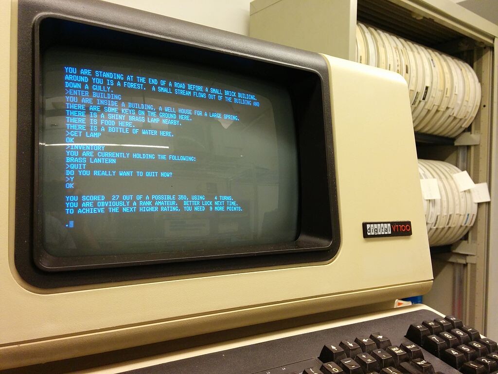 Colossal Cave Adventure em um PDP-11