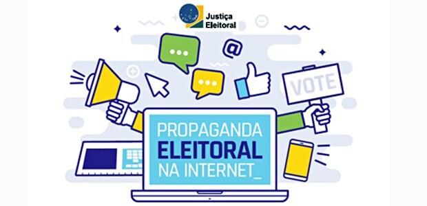 Banner de 2022 sobre propaganda eleitoral na Internet