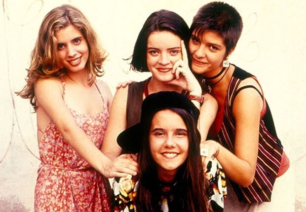 O elenco inicial de Confissões de Adolescente