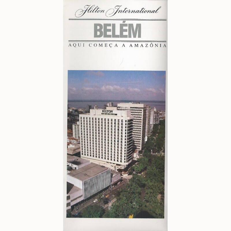 Folder do então Hilton Internacional de Belém