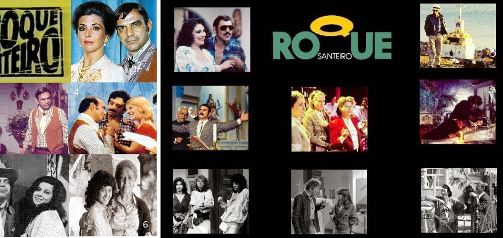 Montagem com cenas das versões de 1975 (que não foi ao ar) e de 1985 