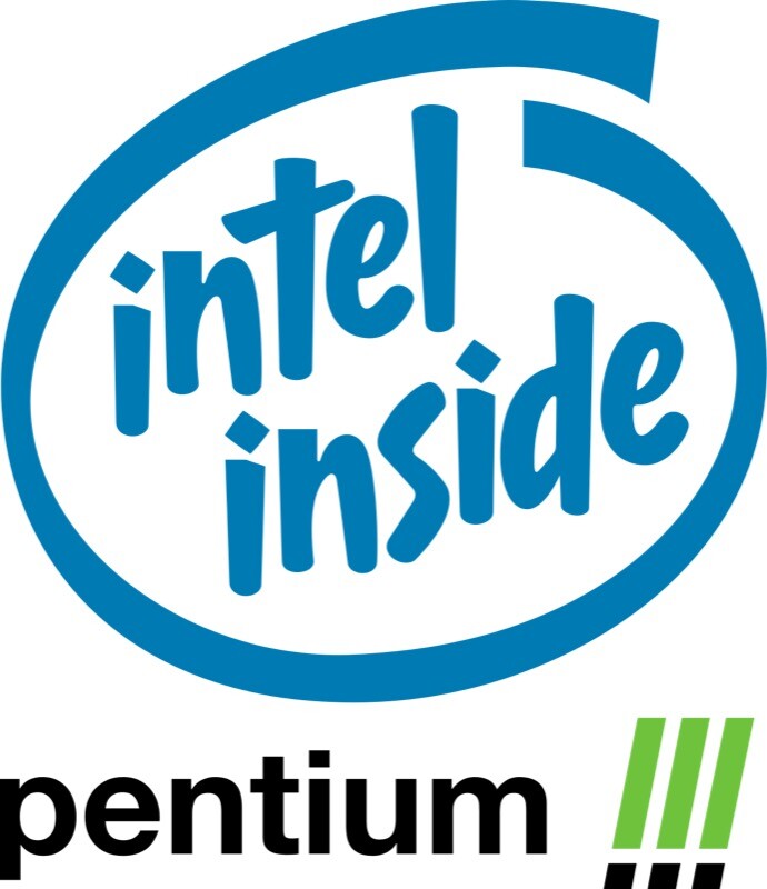 Logotipo “Intel Inside“ alusivo ao Pentium III