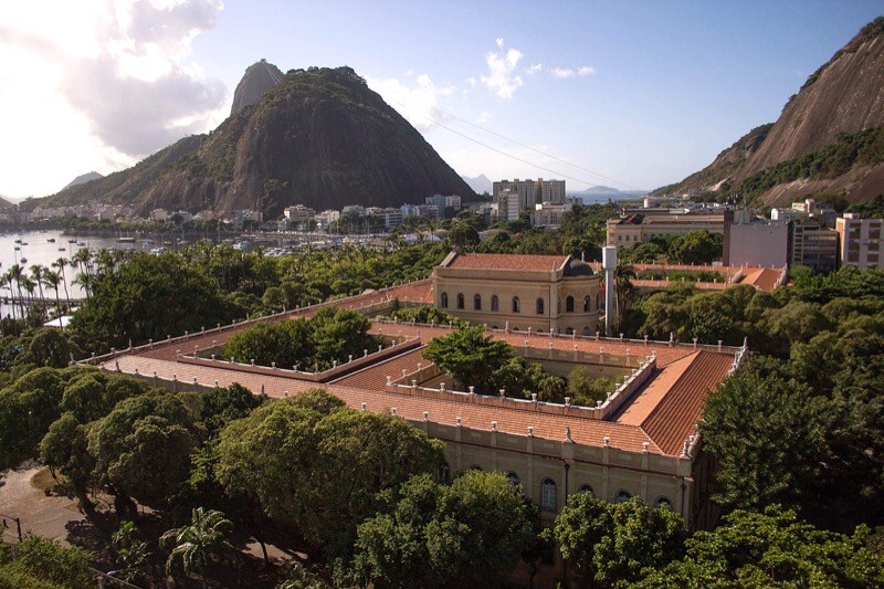 Palácio Universitário, no campus da Praia Vermelha.<br>