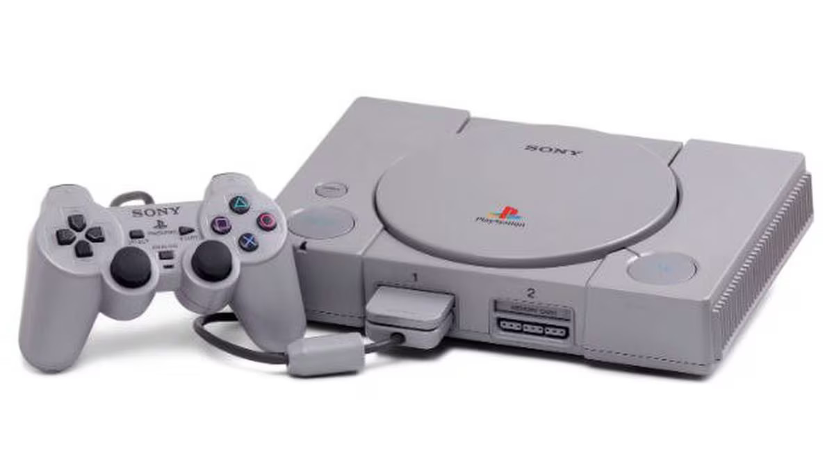 Playstation com 1 controle