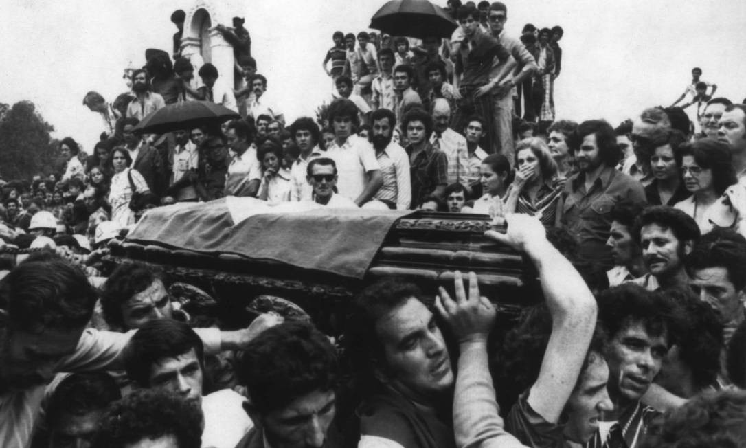 Enterro de João Goulart em São Borja (RS) - 07/12/1976 Foto: / Arquivo O Globo<br>