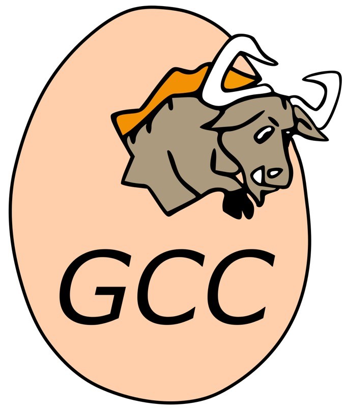 Desenho mostra um gnu das savanas africanas, saindo da casca de um ovo no qual está escrito GCC