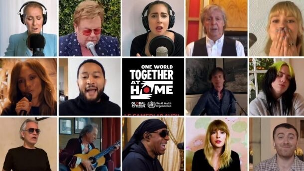 imagem promocional da atração, mostrando os artistas participantes