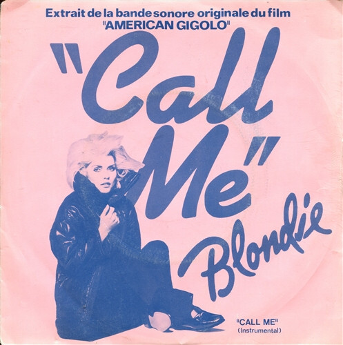 capa de edição francesa do single Call Me