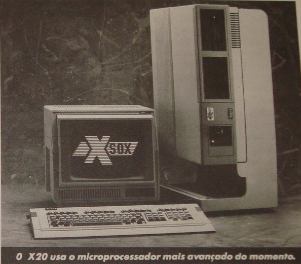 Imagem publicitária mostrando o SOX rodando em um computador Cobra X20