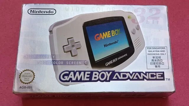 Caixa do Game Boy Advance