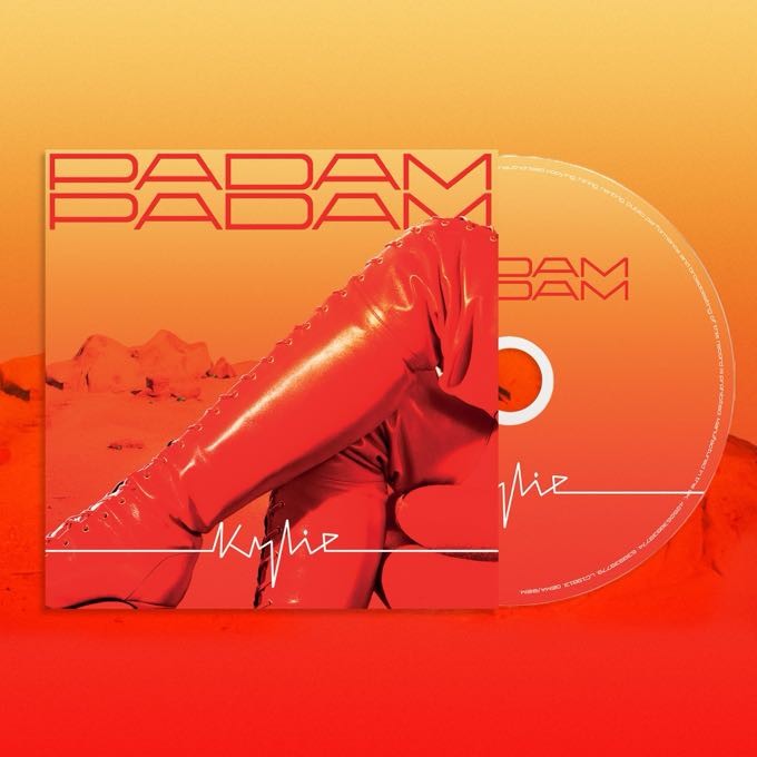 Capa de Padam Padam, single e sucesso recente de Kylie