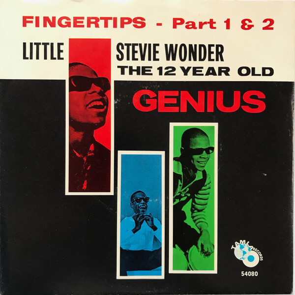 Capa do compacto duplo de Fingertips, de “Little Stevie Wonder - the 12 year old genius“