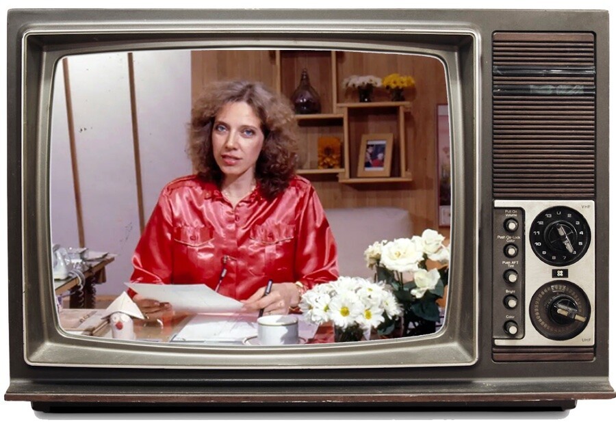 Marília Gabriela à frente do TV Mulher