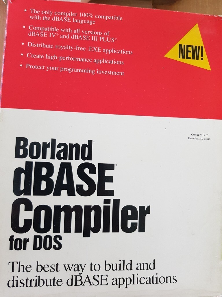 Caixa do Borland dBASE Compiler