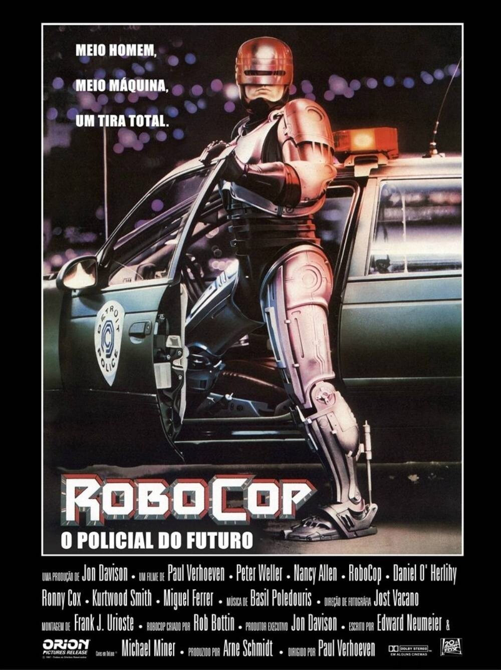 Cartaz do filme Robocop - O Policial do Futuro