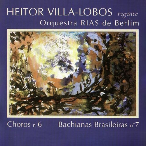Álbum de Villa Lobos regendo Choros n. 6 com a orquestra de Berlim