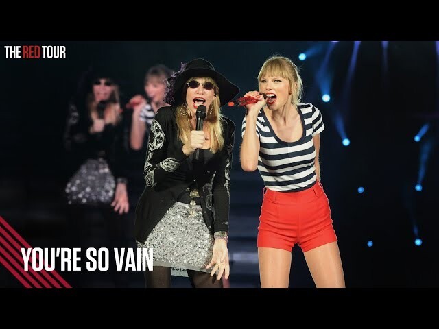 Carly Simon e Taylor Swift no palco