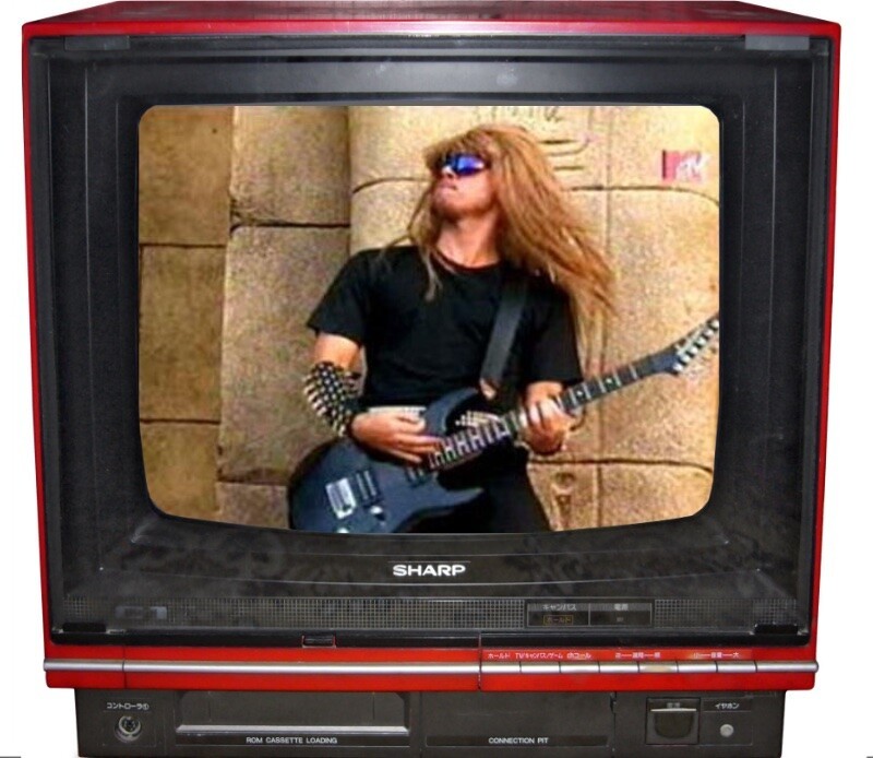 Fausto Fanti caracterizado para clip do Massacration