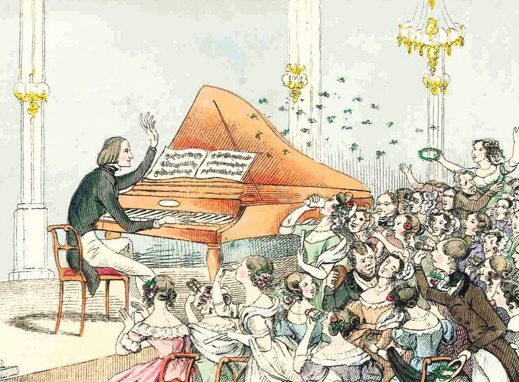 Arte representa a lizstomania