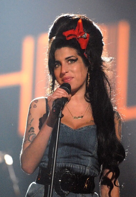 Amy Winehouse no palco