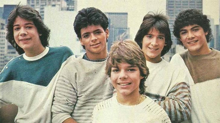 Os integrantes do Menudo em 1985.