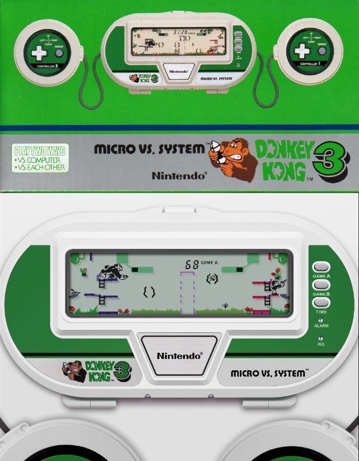 O Donkey Kong 3 no Micro Vs.