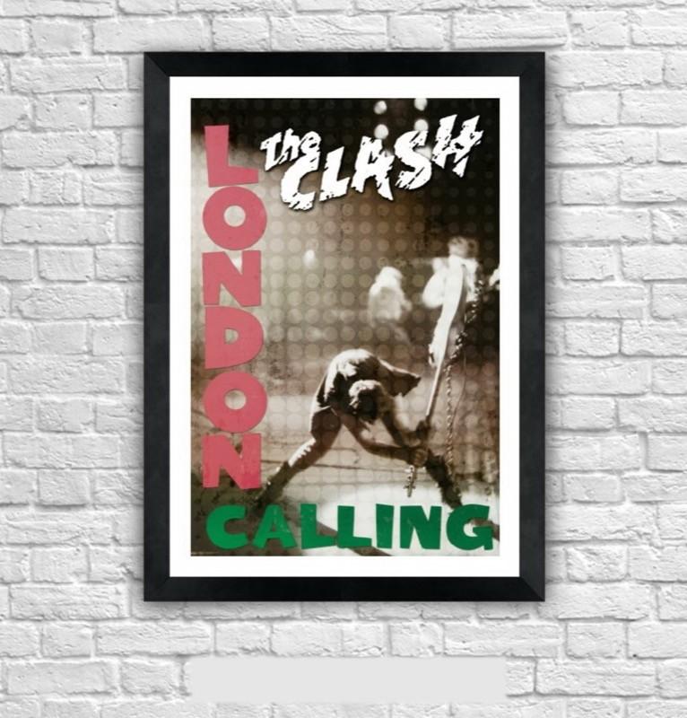 Poster com a capa de London Calling