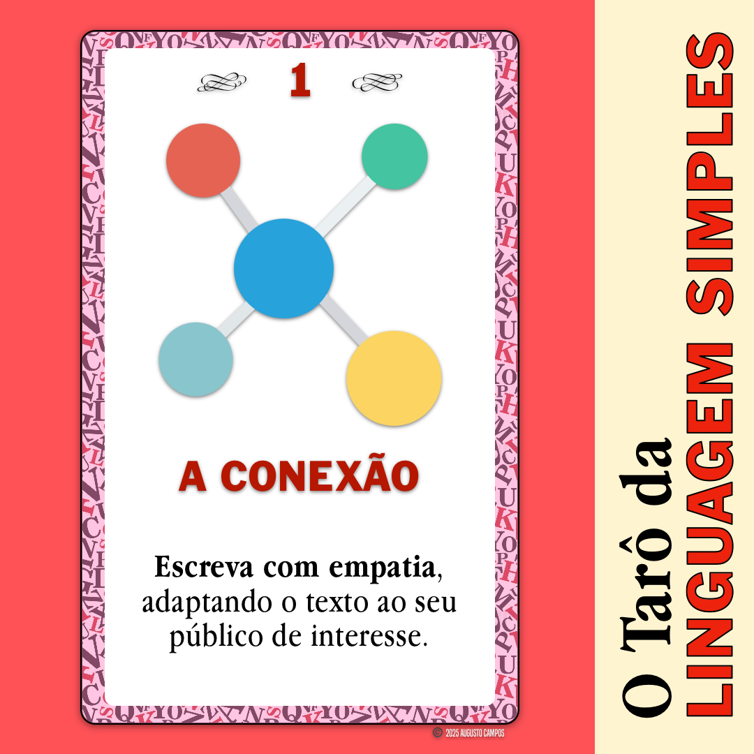 Imagem da carta descrita no post, contendo um ícone representando 5 pontos conectados entre si.