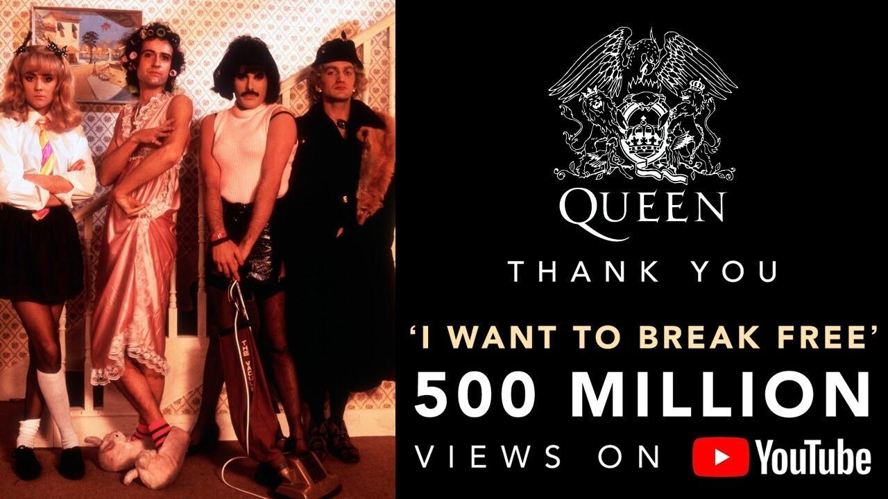 Cena do clip de 'I Want to Break Free'